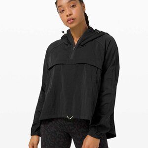LULULEMON. SEEK VISTAS 1/2 ZIP JACKET BLACK SIZE M/L NWT